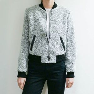 J’Amy Tarr  Mohair Bomber Jacket